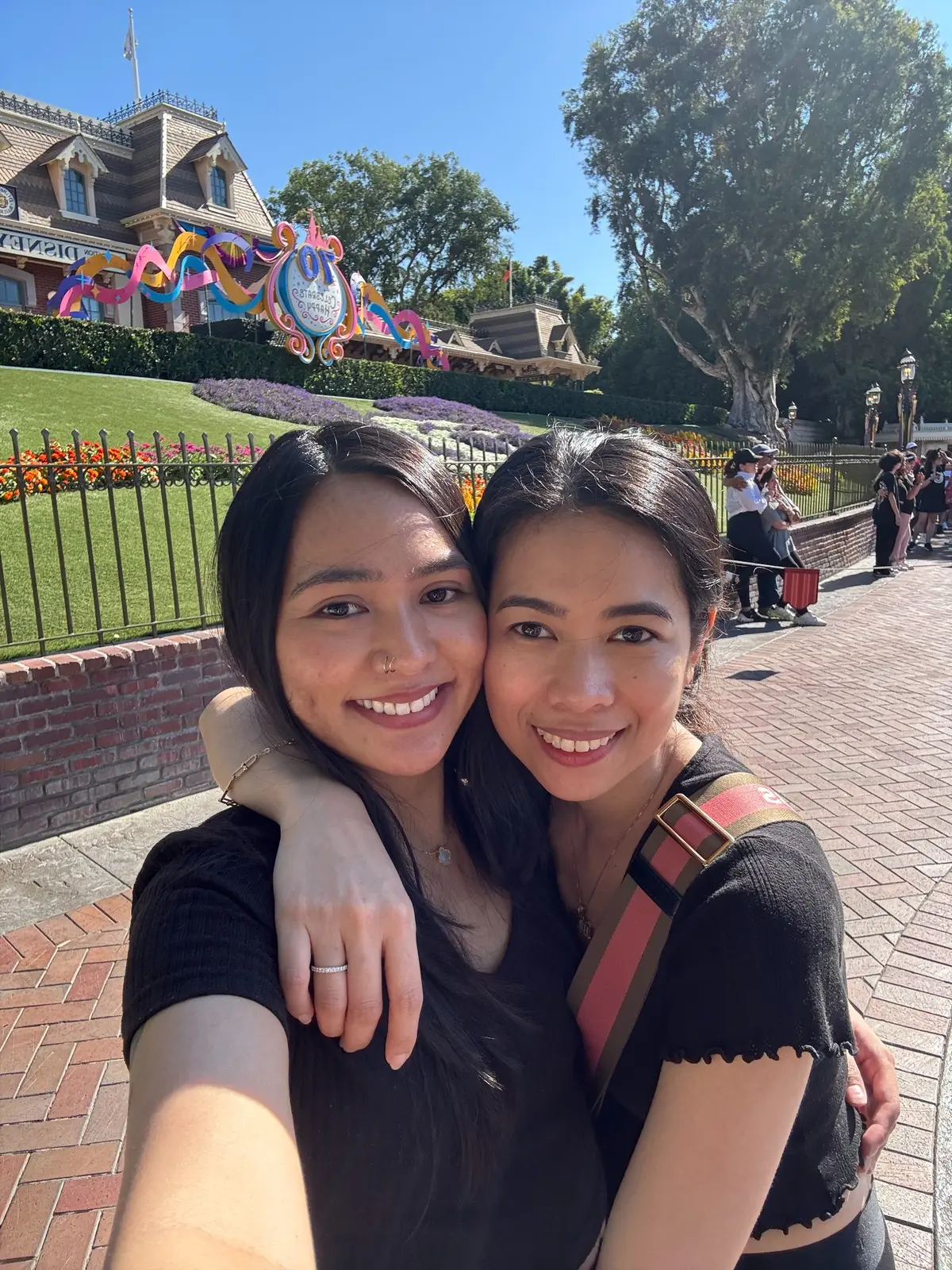 Anne and Vhen at Disneyland